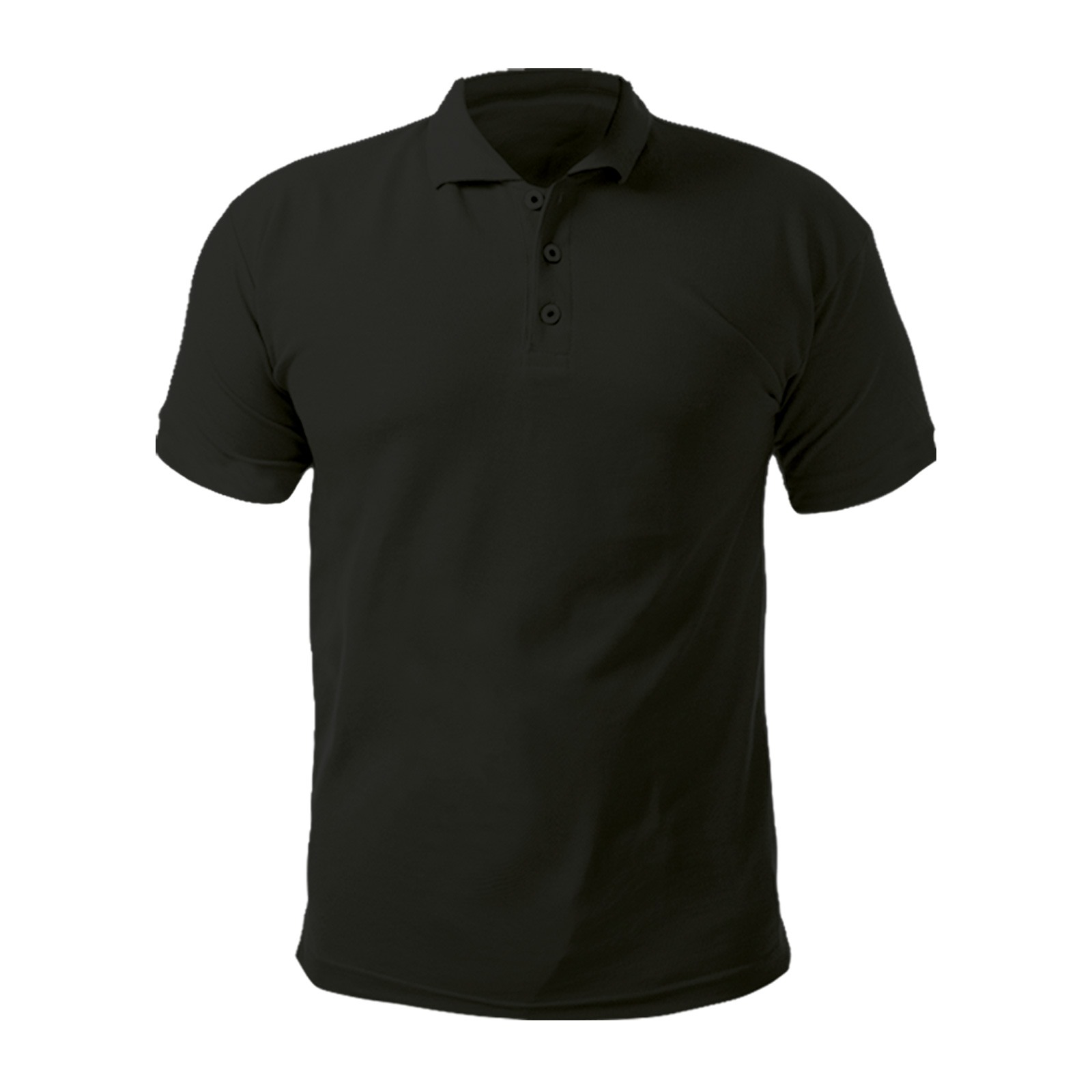 488901 AÇELYA SİYAH S POLO YAKA TİŞÖRT
