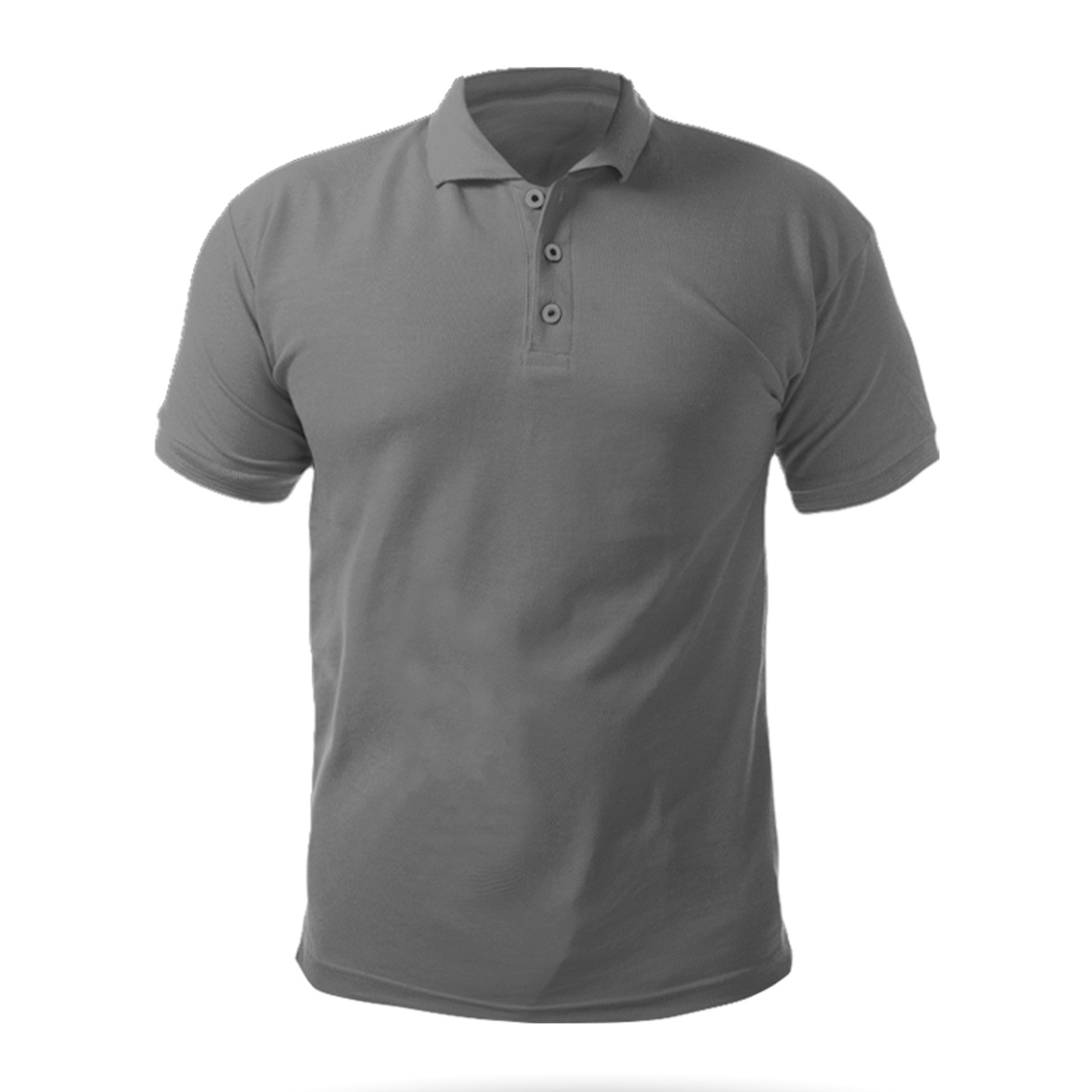 488922 AÇELYA GRİ S POLO YAKA TİŞÖRT