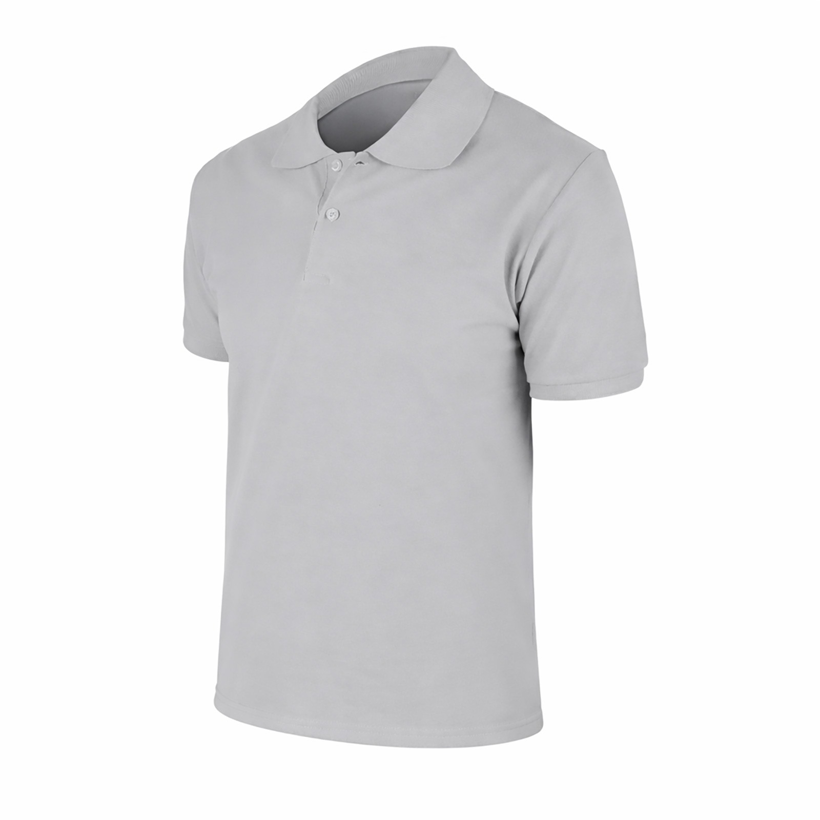 498522 BEGONYA GRİ L POLO YAKA TİŞÖRT