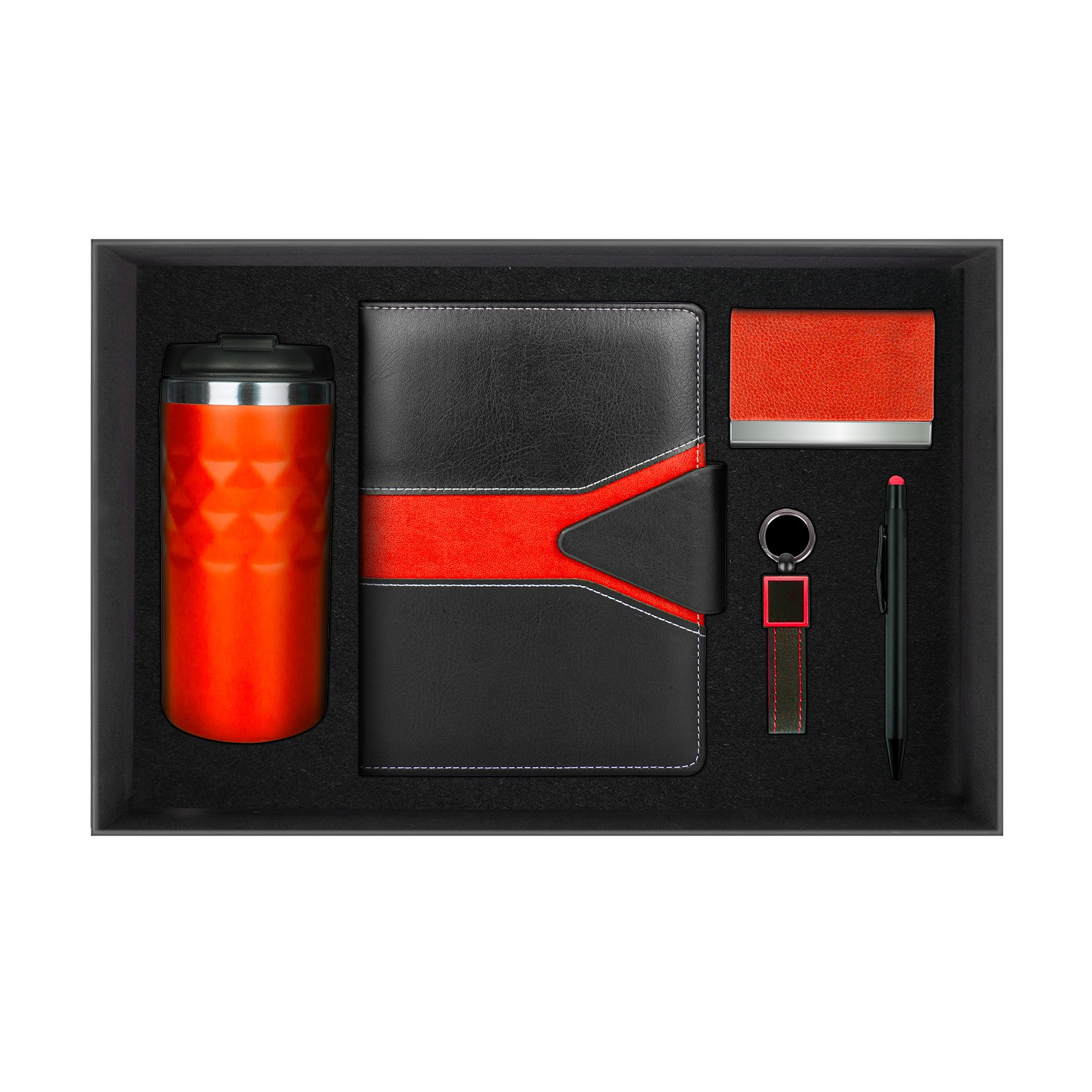 9167 POYRAZ SİYAH HEDİYELİK SET