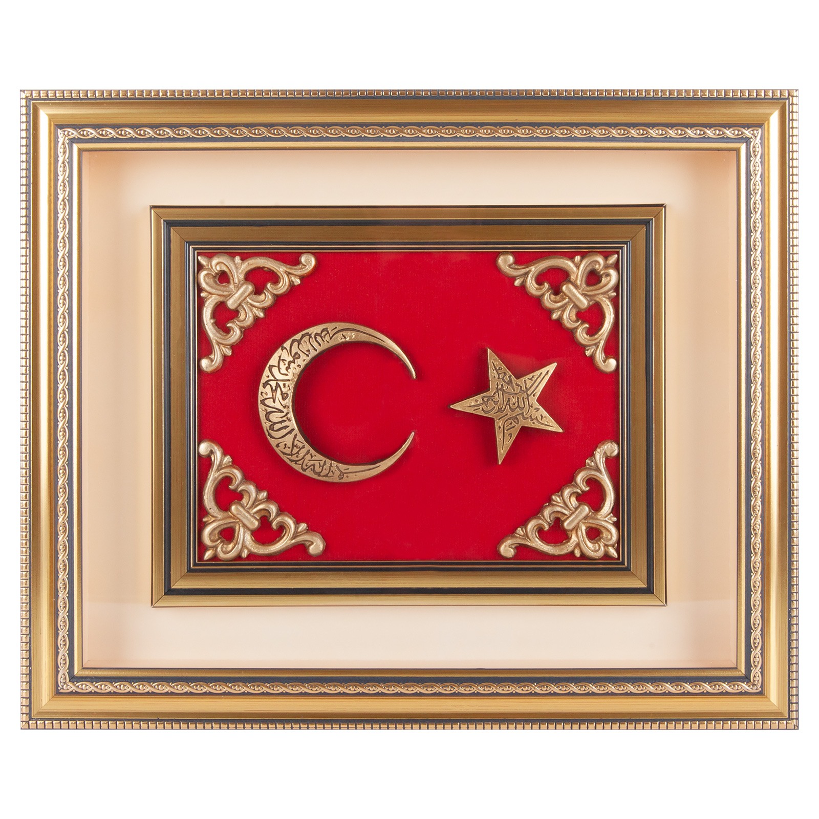 GÖKTÜRK AY YILDIZ KABARTMALI TABLO